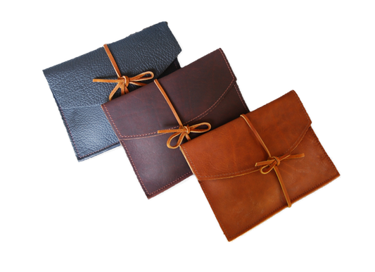 Small Leather Envelope - Tie