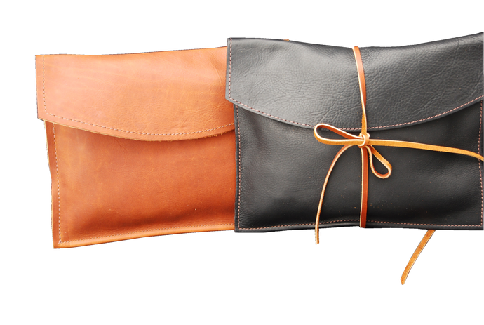 Large Leather Envelope - Tie