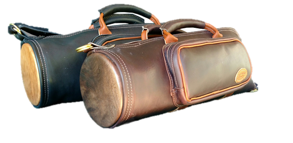 Leather deals trumpet case